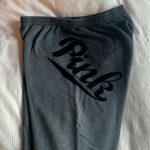 Pink sweat pants